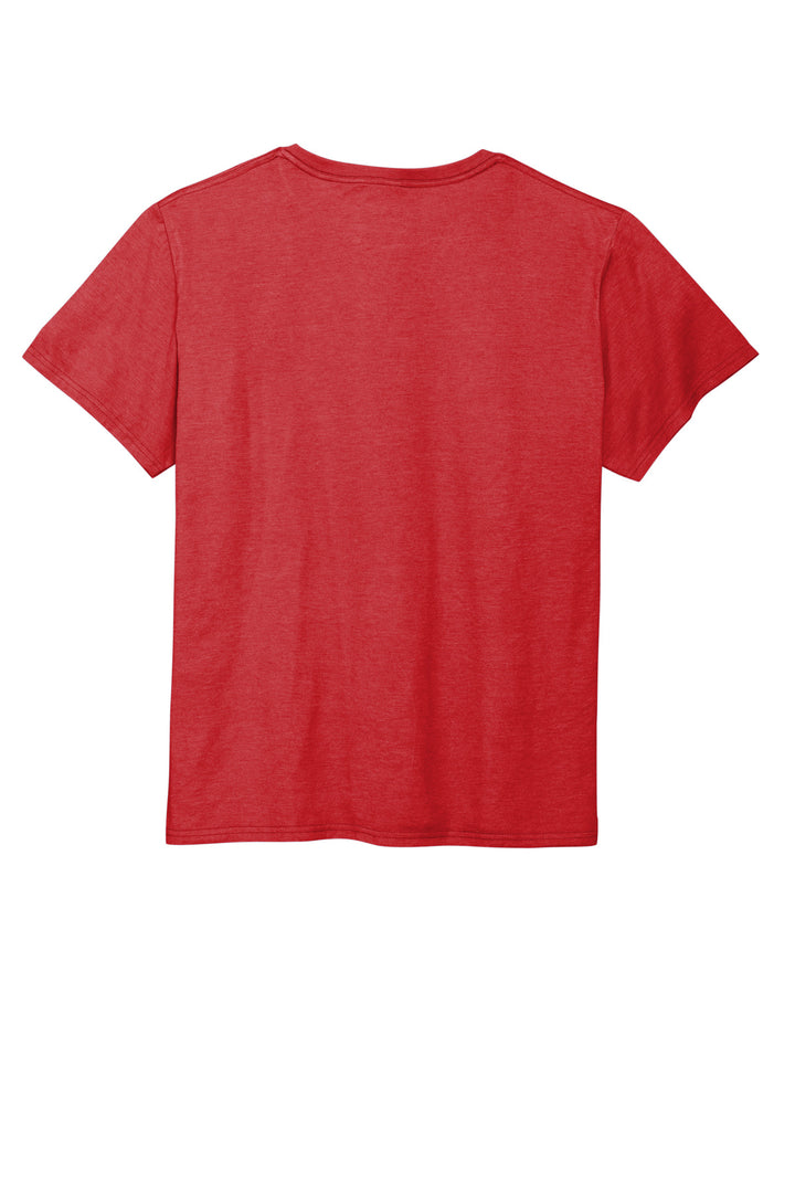 Rear View of TrueRed Jerzees Premium Blend Ring Spun T-Shirt 560M