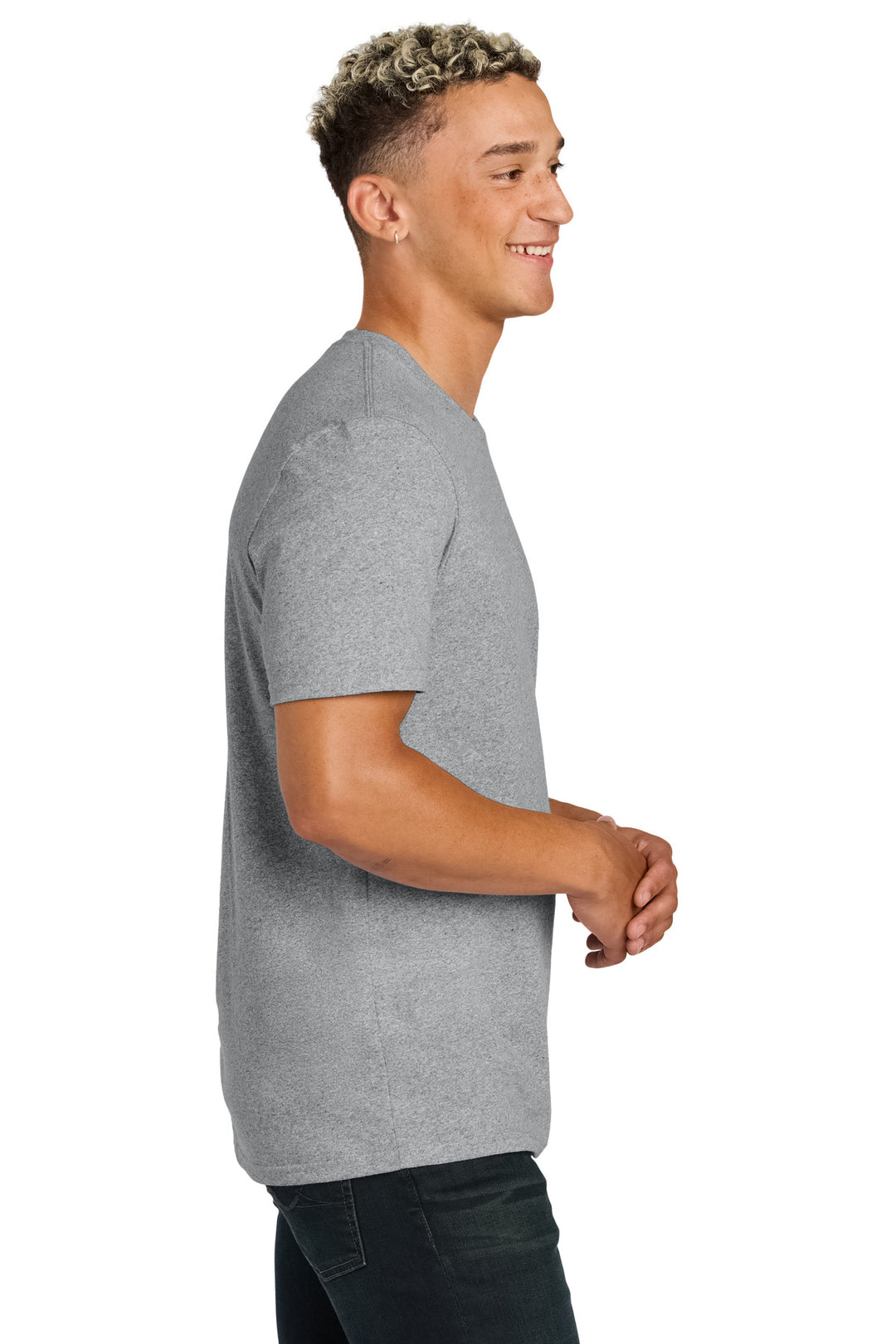 RemdGrayHt Allmade Unisex Recycled Blend Tee AL2300