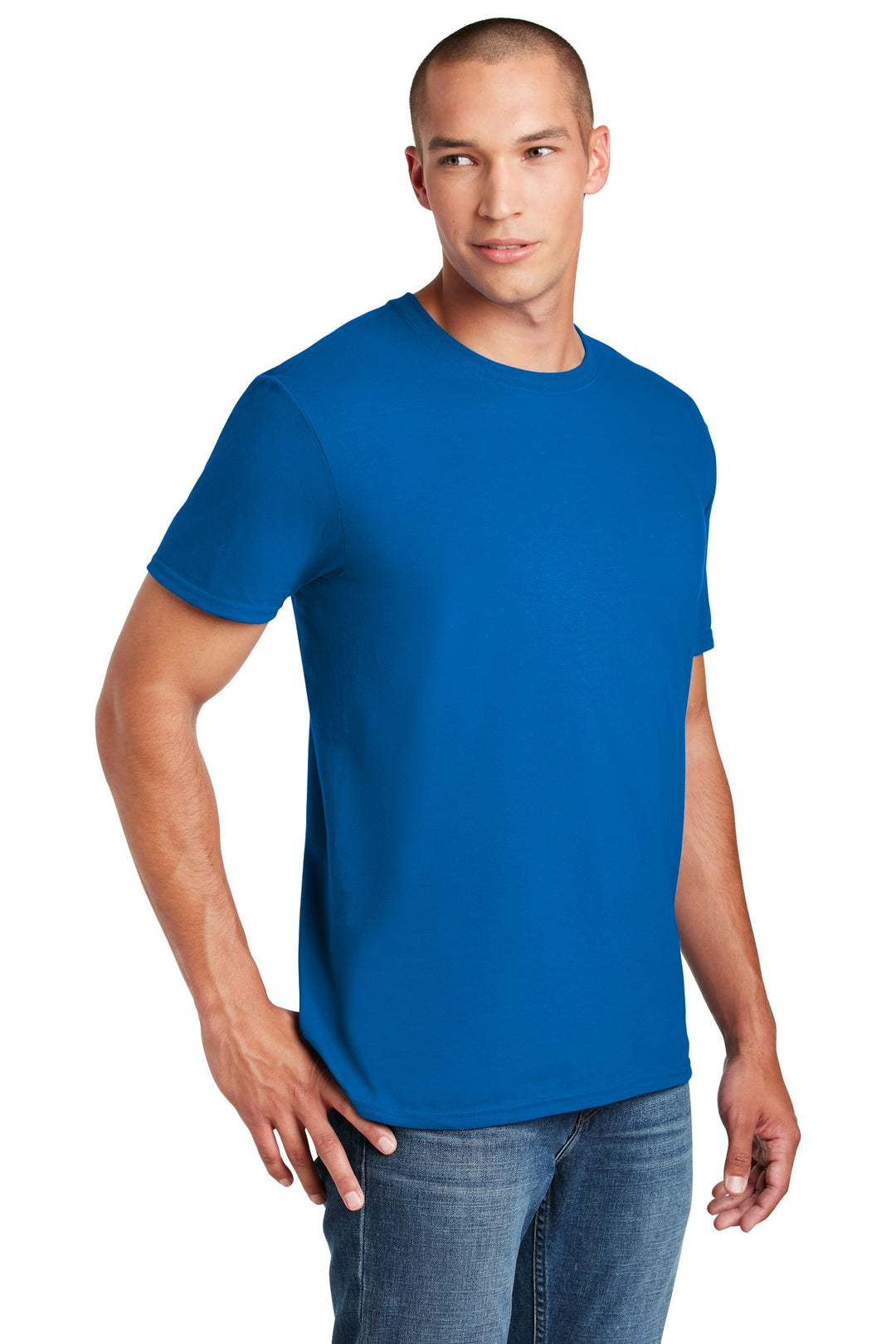 Royal Gildan Softstyle T-Shirt. 64000