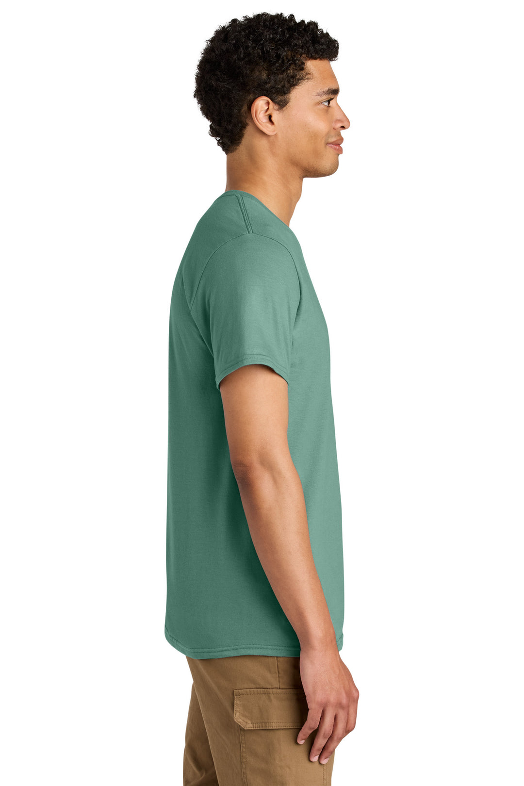 Sage Jerzees Unisex Premium Combed Ring Spun Cotton Tee 570M