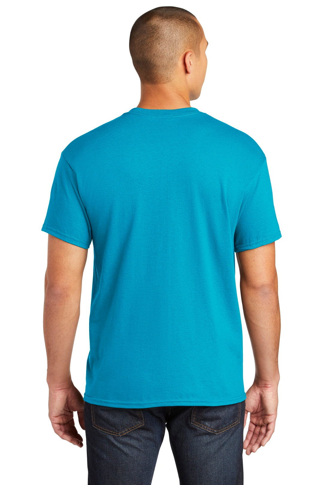Sapphire Gildan Heavy Cotton 100% Cotton Pocket T-Shirt. 5300