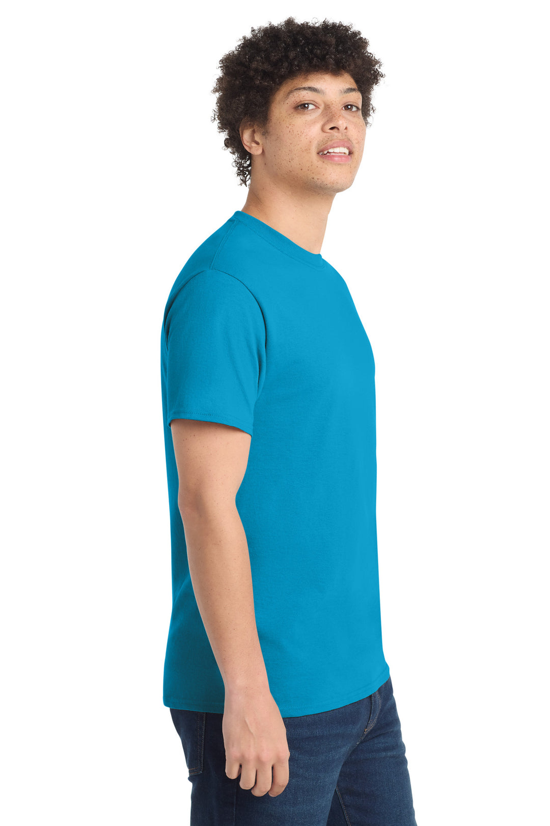Sapphire Port & Company - Core Cotton Tee. PC54