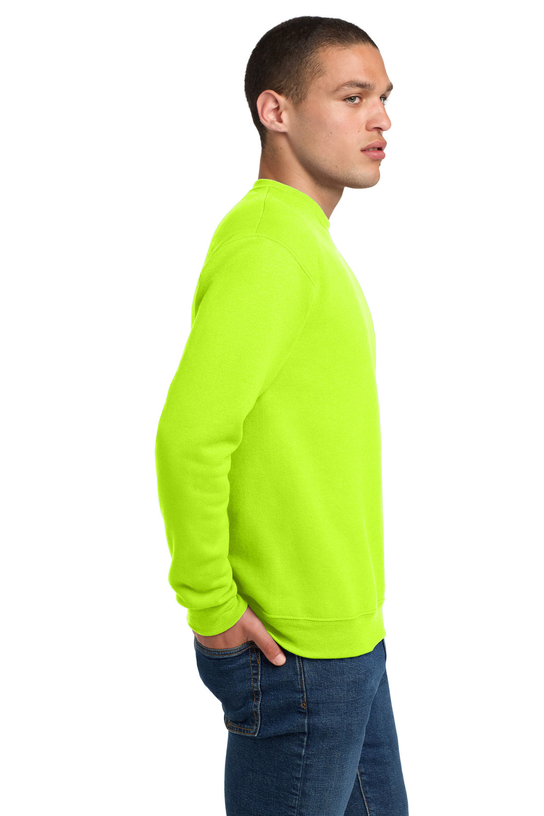 SftyGrn Jerzees Super Sweats NuBlend - Crewneck Sweatshirt. 4662M