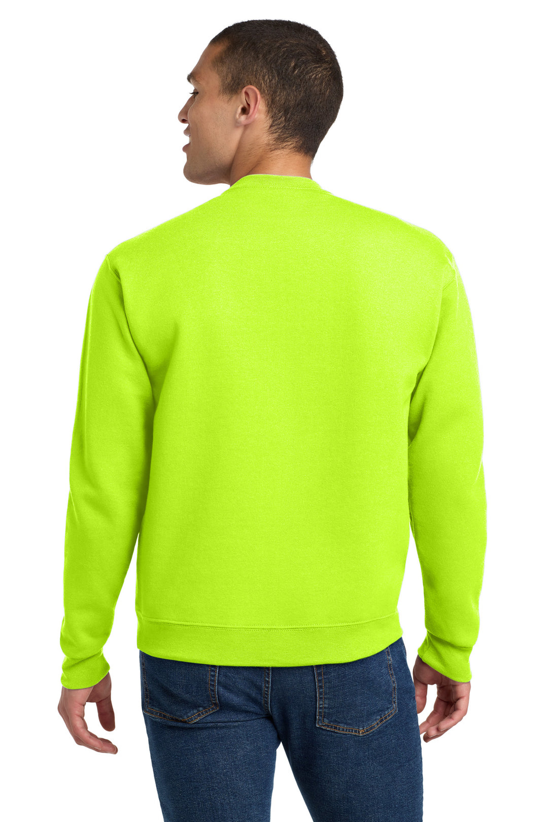 SftyGrn Jerzees Super Sweats NuBlend - Crewneck Sweatshirt. 4662M