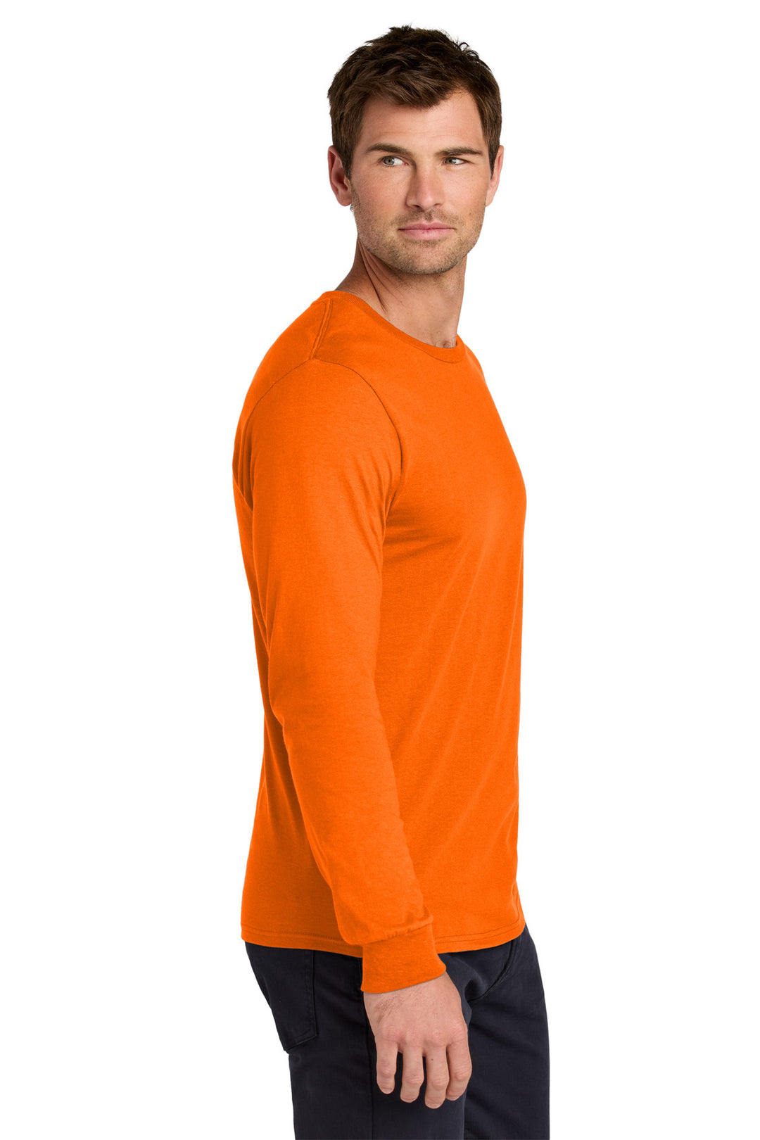 SftyOrg Jerzees Classics Unisex Cotton Long Sleeve T-Shirt 363L