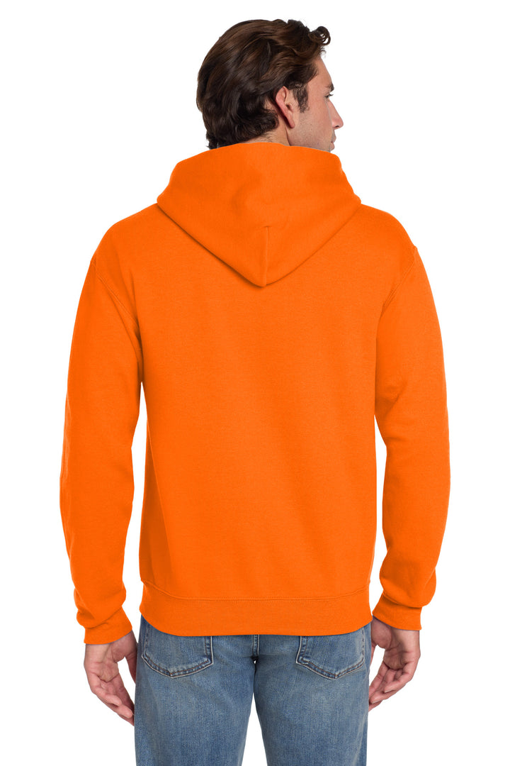SftyOrg Jerzees Super Sweats NuBlend - Pullover Hooded Sweatshirt. 4997M
