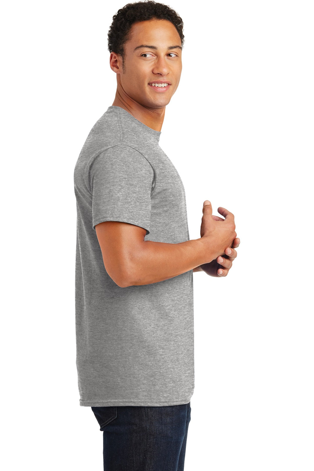 Sport Grey Gildan - Ultra Cotton 100% US Cotton T-Shirt. 2000