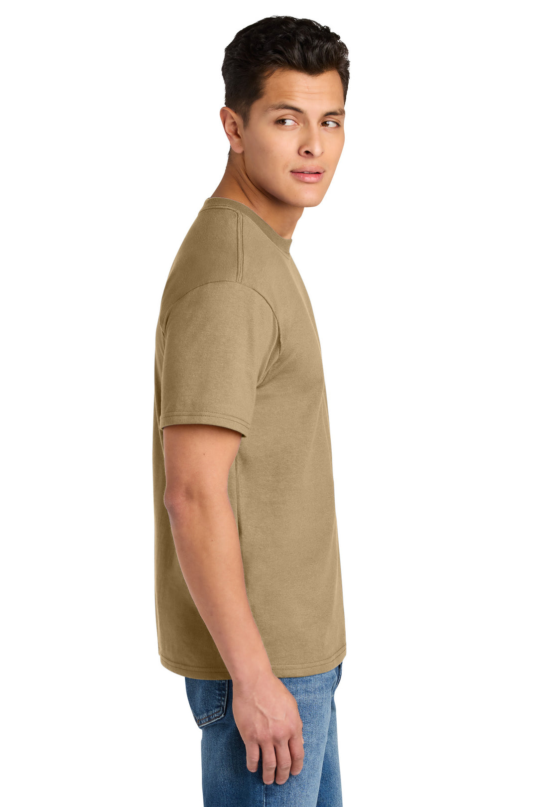 Tan Gildan Hammer Maxweight Tee 75000