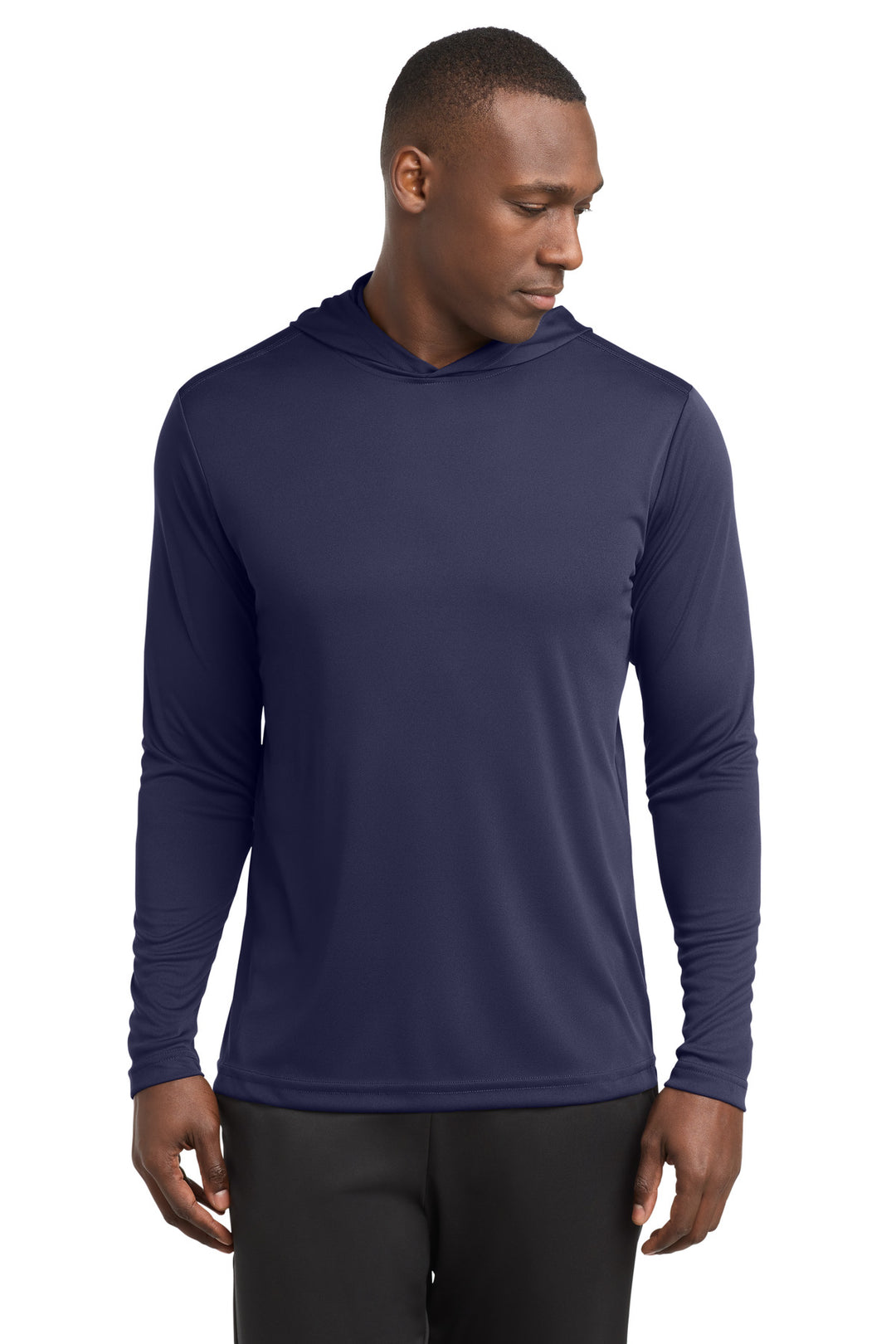 True Navy Sport-Tek PosiCharge Competitor Hooded Pullover. ST358