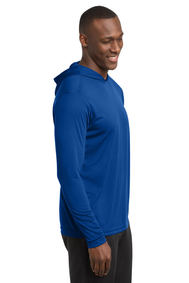 True Royal Sport-Tek PosiCharge Competitor Hooded Pullover. ST358