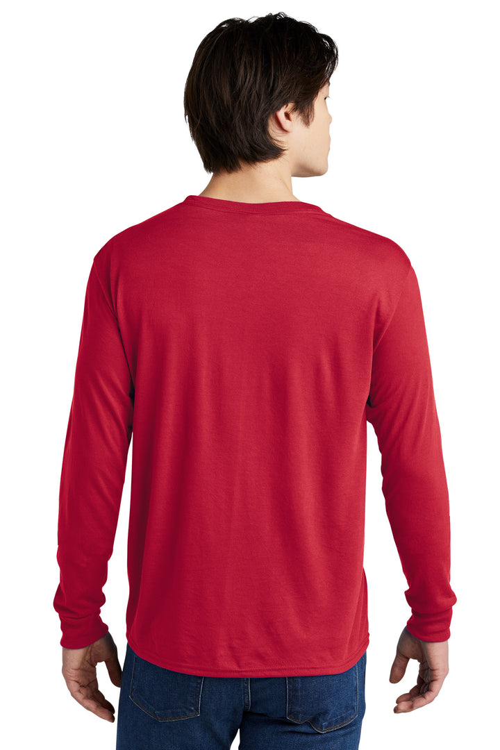 TrueRed Jerzees Dri-Power 100% Polyester Long Sleeve T-Shirt 21LS