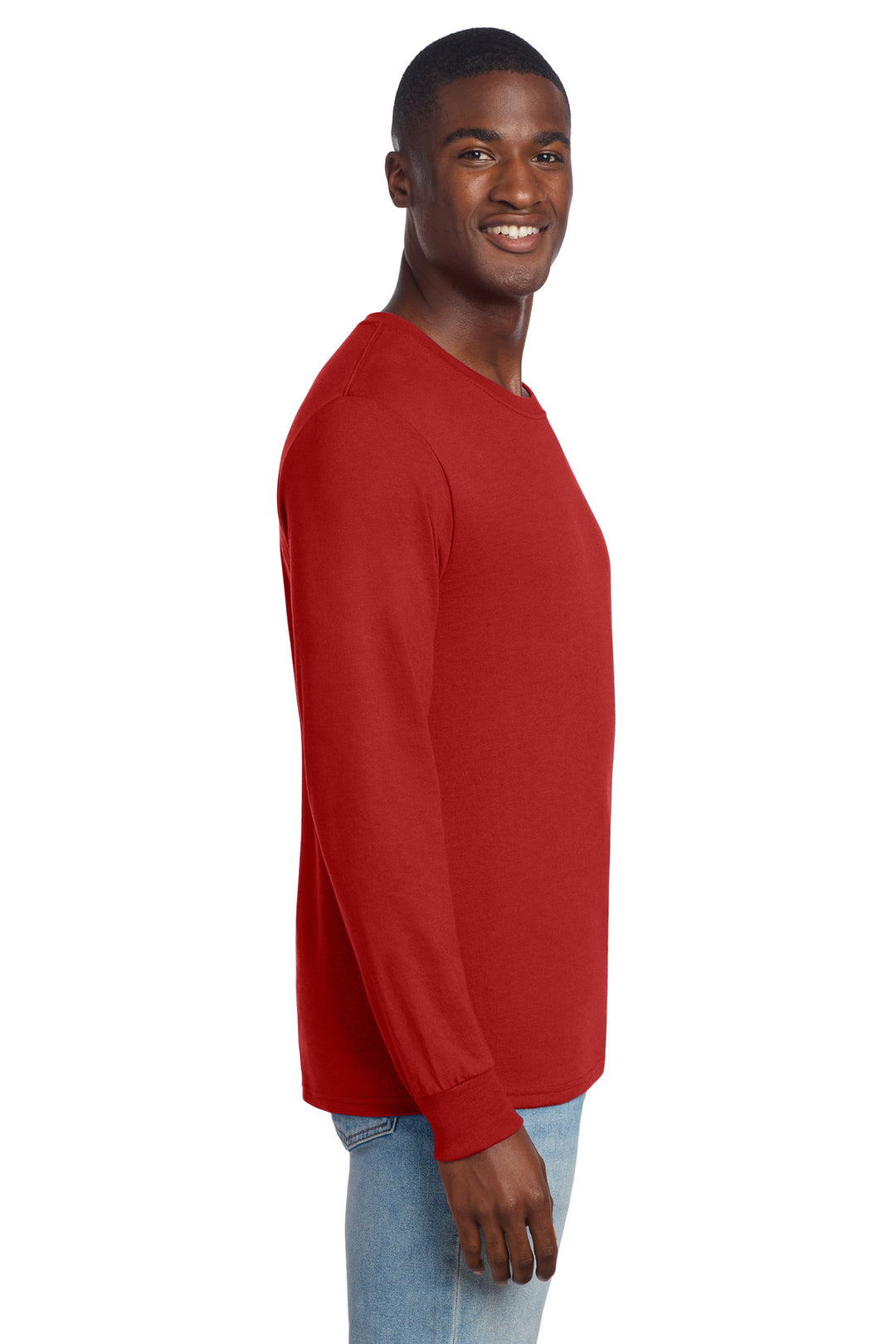 TrueRed Jerzees Premium Blend Ring Spun Long Sleeve T-Shirt 560LS