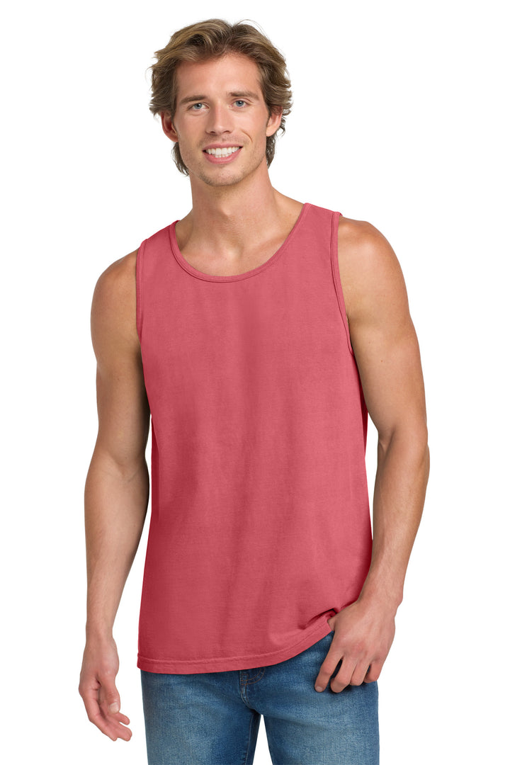 Watermelon COMFORT COLORS Heavyweight Ring Spun Tank Top. 9360
